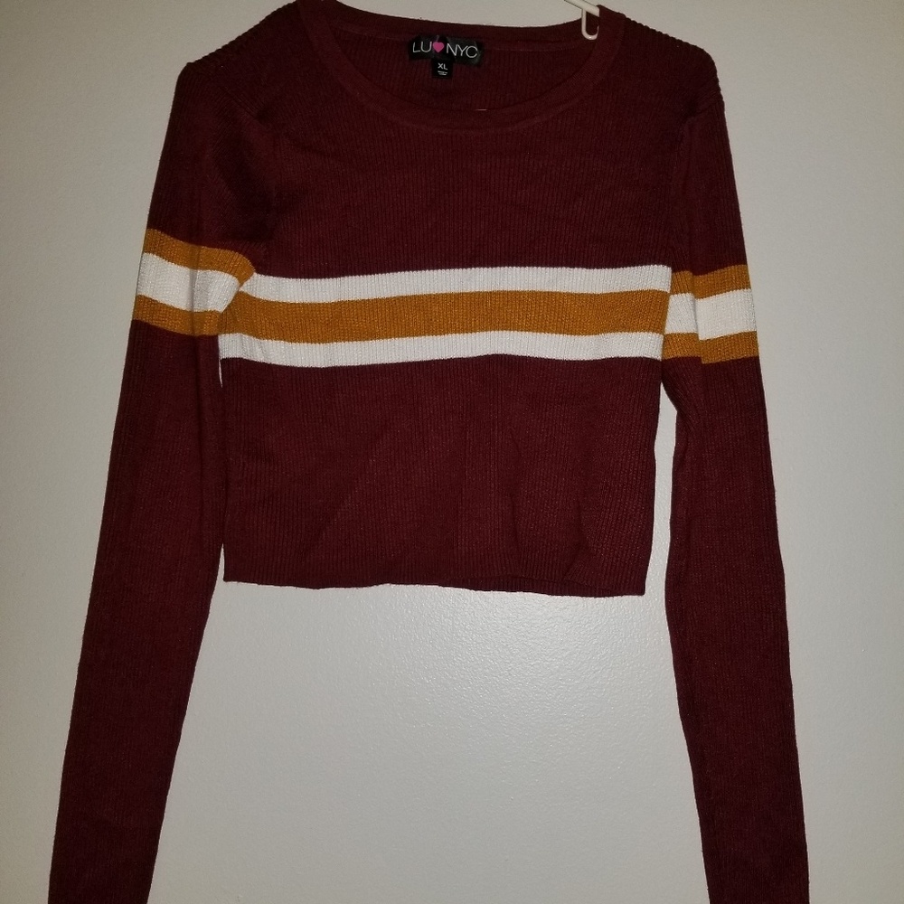 Long Sleeve Crop Top